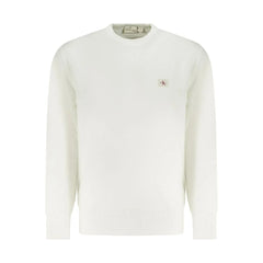 Calvin Klein White Cotton Men Sweater - Sweatshirts