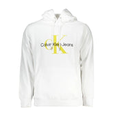 Calvin Klein White Cotton Men Sweater - Sweatshirts