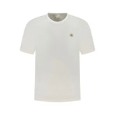 Calvin Klein White Cotton Men T-Shirt - T-Shirts