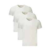 Calvin Klein White Cotton Men T-Shirt - T-Shirts
