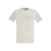 Calvin Klein White Cotton Men T-Shirt - XL
