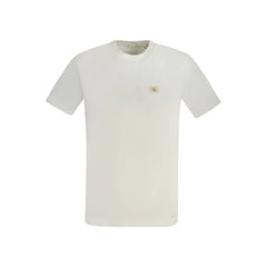 Calvin Klein White Cotton Men T-Shirt - XL
