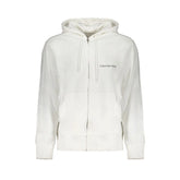Calvin Klein White Cotton Men’s Hooded Sweater