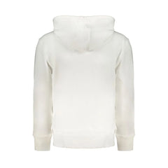 Calvin Klein White Cotton Men’s Hooded Sweater - Hoodies