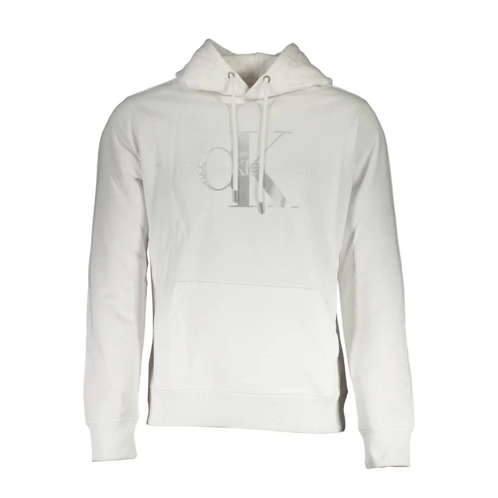 Calvin Klein White Cotton Men’s Sweater