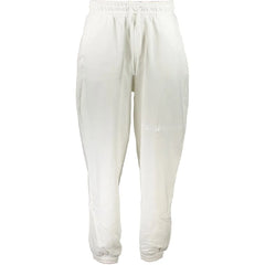 Calvin Klein White Cotton Pant - Joggers
