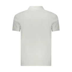 Calvin Klein White Cotton Polo Shirt