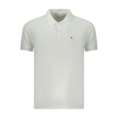 Calvin Klein White Cotton Polo Shirt