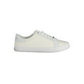 Calvin Klein White Cotton Sneaker - EU37/US7 - Sneakers