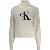 Calvin Klein White Cotton Sweater