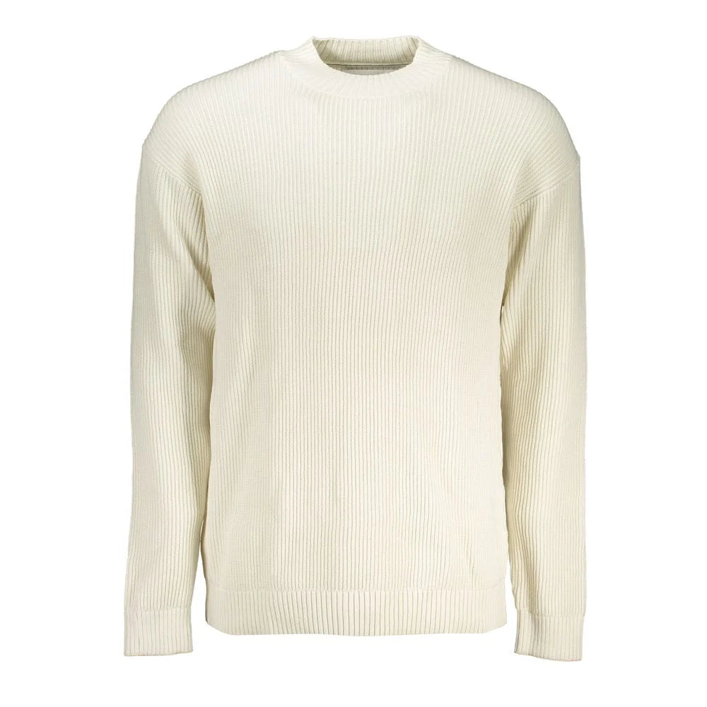 Calvin Klein White Cotton Sweater - M - Sweaters