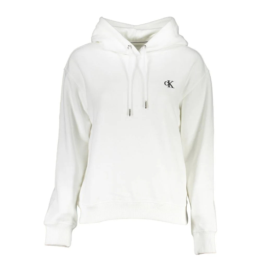 Calvin Klein White Cotton Women Sweater - 2XS