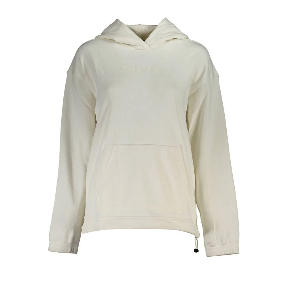 Calvin Klein White Cotton Women Sweater - Hoodies
