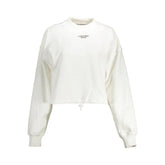Calvin Klein White Cotton Women Sweater - Sweatshirts