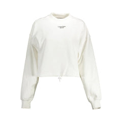 Calvin Klein White Cotton Women Sweater - Sweatshirts
