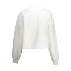Calvin Klein White Cotton Women Sweater - Sweatshirts