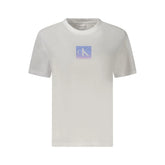 Calvin Klein White Cotton Women T-Shirt - T-Shirts