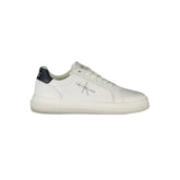 Calvin Klein White Leather Men Sneaker - Sneakers