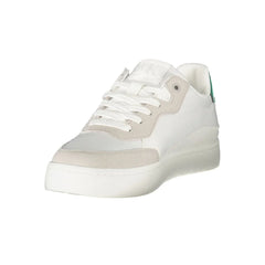 Calvin Klein White Leather Men Sneaker - Sneakers