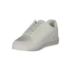 Calvin Klein White Leather Men Sneaker - Sneakers