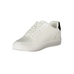 Calvin Klein White Leather Men Sneaker - Sneakers