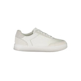 Calvin Klein White Leather Men Sneaker - Sneakers