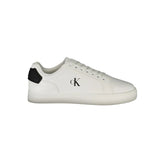 Calvin Klein White Leather Men Sneaker - Sneakers
