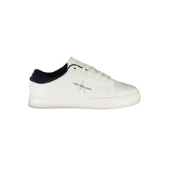 Calvin Klein White Leather Men Sneaker - Sneakers