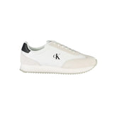 Calvin Klein White Leather Men Sneaker - Sneakers