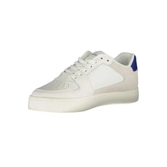 Calvin Klein White Leather Mens Sneaker - Sneakers