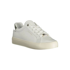Calvin Klein White Leather Women Sneaker - Sneakers
