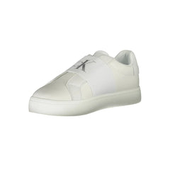 Calvin Klein White Leather Women Sneaker - Sneakers