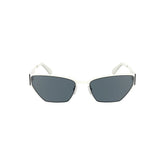 Calvin Klein White Metal Women Sunglass - Sunglasses