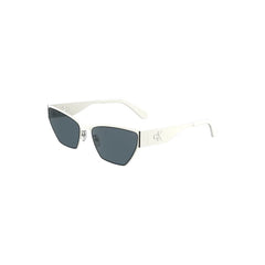 Calvin Klein White Metal Women Sunglass - Sunglasses