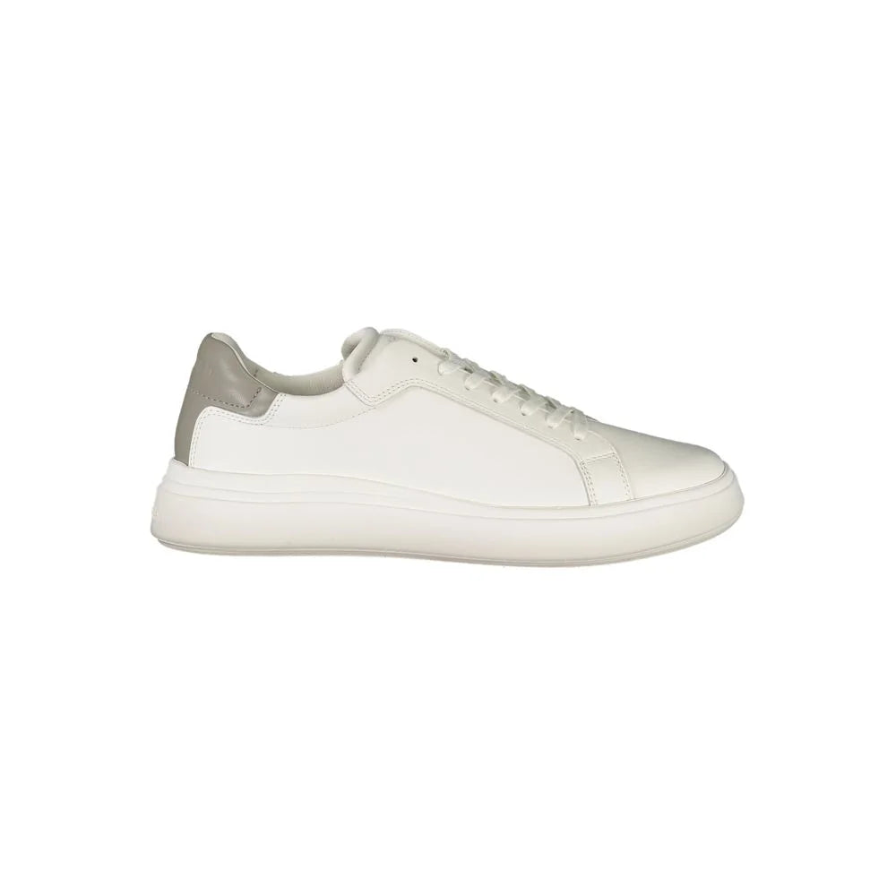 Calvin Klein White Polyester Sneaker