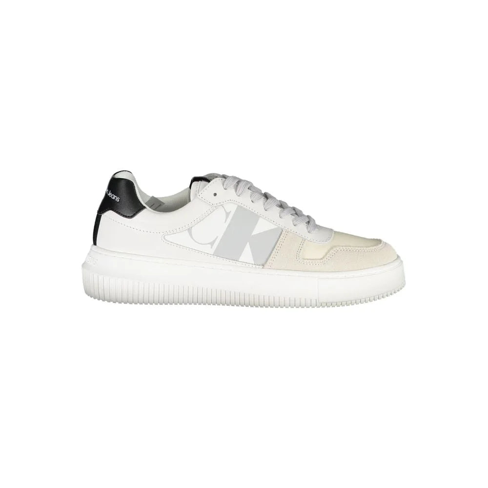 Calvin Klein White Polyester Sneaker - EU36/US6 - Sneakers