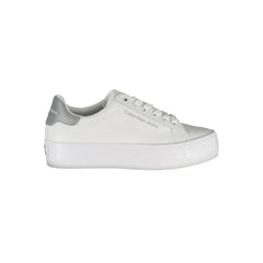 Calvin Klein White Polyester Sneaker - EU39/US9