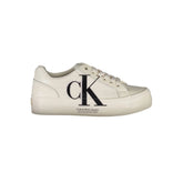 Calvin Klein White Polyester Sneaker - EU40/US10 - Sneakers