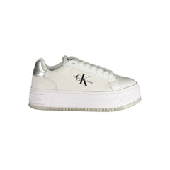 Calvin Klein White Polyester Sneaker - EU41/US11 - Sneakers
