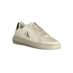 Calvin Klein White Polyester Sneaker - EU44/US11 - Sneakers