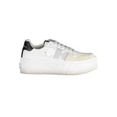 Calvin Klein White Polyester Sneaker - Sneakers