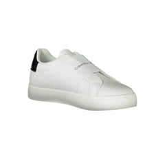 Calvin Klein White Polyester Sneaker - Sneakers