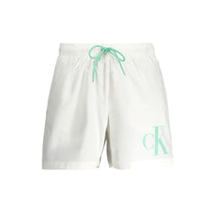 Calvin Klein White Polyester Swimwear - S - Swim Boxers