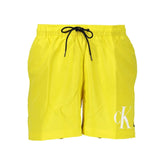 Calvin Klein Yellow Polyester Swimwear - Swim Boxers
