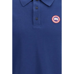 Canada Goose Blue Cotton Polo Shirt