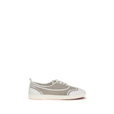 Carel Paris Beige Cotton Low Top Sneakers