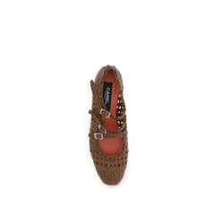 Carel Paris Brun Bos Taurus Balettskor - Flats