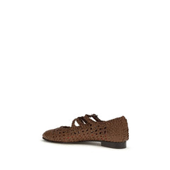 Carel Paris Brun Bos Taurus Balettskor - Flats