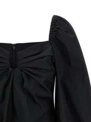 Carolina Herrera Black Cotton Tank Tops