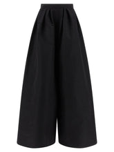 Carolina Herrera Black Silk Casual Pants - 10